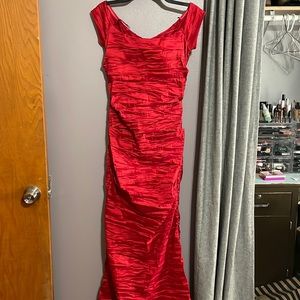 Floor length evening gown